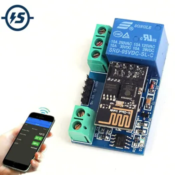 ESP8266 5V Wifi Relay Module Remote Control Switch Phone APP For Smart Home IOT Transmission Distance 400m
ESP8266 5V Wifi Relay Module Remote Control Switch Phone APP For Smart Home IOT Transmission Distance 400m
