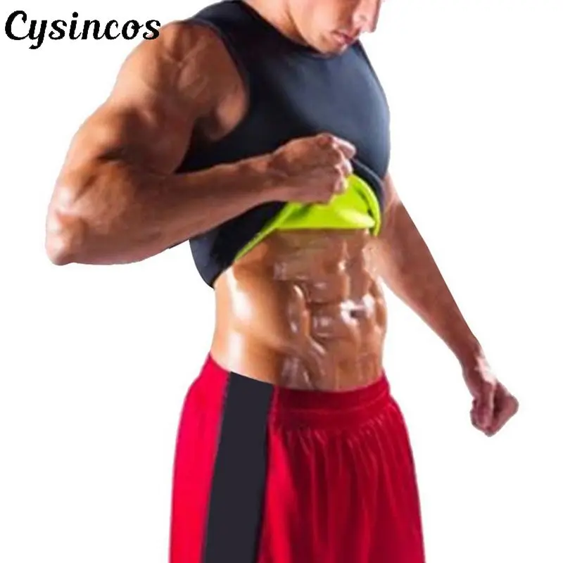 CYSINCOS пояс для похудения живота мужской жилет формирователь тела неопрен