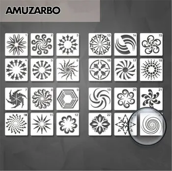 New 24Pcs/Set 13cm Mandala Round DIY Painting Drawing Templates Ruler Scrapbook Coloring Embossing Album Decorative
New 24Pcs/Set 13cm Mandala Round DIY Painting Drawing Templates Ruler Scrapbook Coloring Embossing Album Decorative