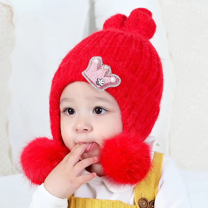 Шапка для маленьких девочек на весну и зиму детская зимняя шапка шапки | Детская
