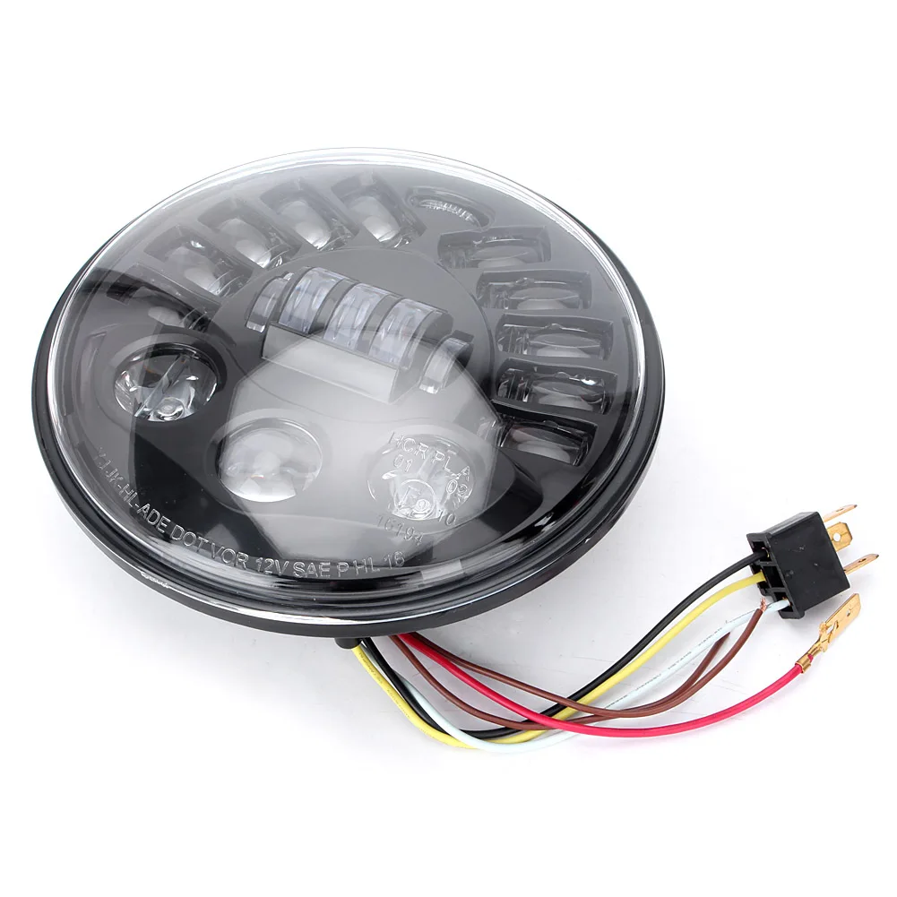 Motorcycle Front Headlight LED High Low Beam Lamp Headlamp For BMW R1200 R Nine T 7" 2014 2015 2016