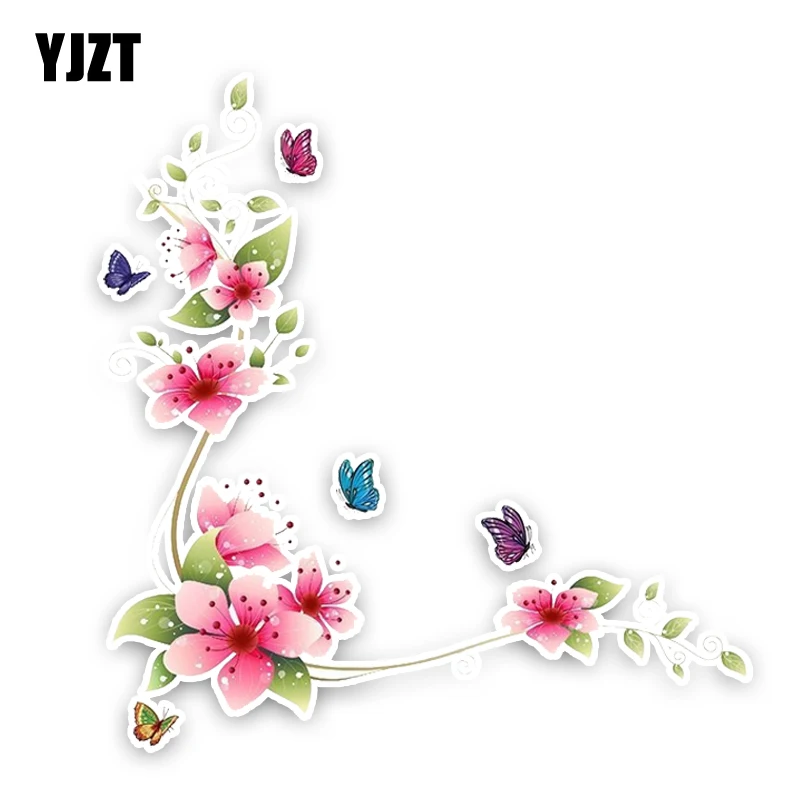 YJZT 13CM13.5CM Interesting Cartoon Butterfly Colored PVC High Quality Car Sticker Decoration Graphic C1-5073
YJZT 13CM13.5CM Interesting Cartoon Butterfly Colored PVC High Quality Car Sticker Decoration Graphic C1-5073