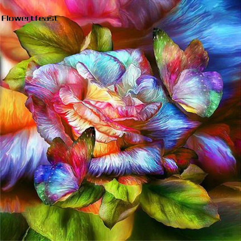 DIY Diamond Painting flower Full Drill Round Diamond Embroidery Picture Rhinestone Diamond Mosaic Cartoon Home Decor
DIY Diamond Painting flower Full Drill Round Diamond Embroidery Picture Rhinestone Diamond Mosaic Cartoon Home Decor