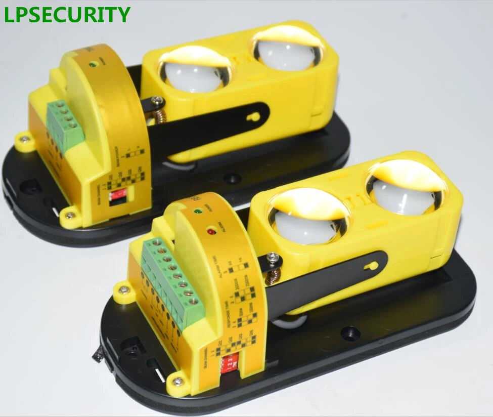 LPSECURITY 100M outdoor IR Beam Infrared Barrier Detector Alarm Dual Beam Photoelectric with channel switch and LED indicator
LPSECURITY 100M outdoor IR Beam Infrared Barrier Detector Alarm Dual Beam Photoelectric with channel switch and LED indicator