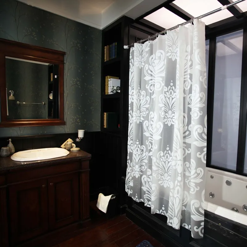 Hot Sale European PEVA Shower Curtain Transparent PEva Waterproofing Foreign Trade Stamp Hotel Shower Curtain Bathroom Curtain
Hot Sale European PEVA Shower Curtain Transparent PEva Waterproofing Foreign Trade Stamp Hotel Shower Curtain Bathroom Curtain