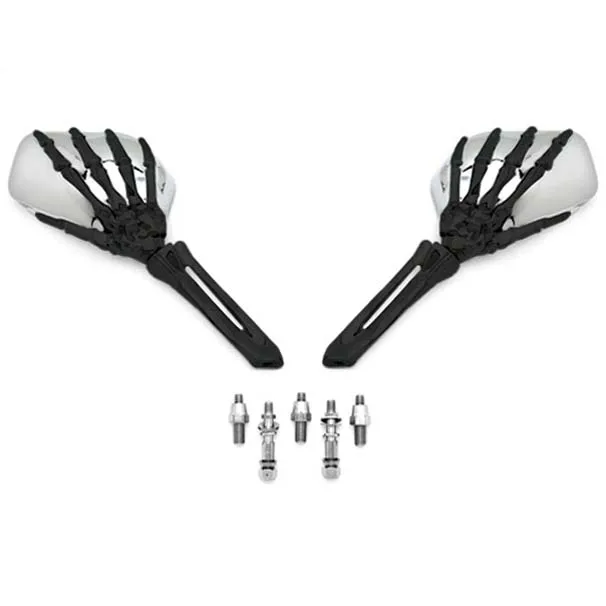 Brand new Skeleton Skull Hand Motorcycle Mirrors For Harley Davidson FXB Dyna Sturgis 80
Brand new Skeleton Skull Hand Motorcycle Mirrors For Harley Davidson FXB Dyna Sturgis 80