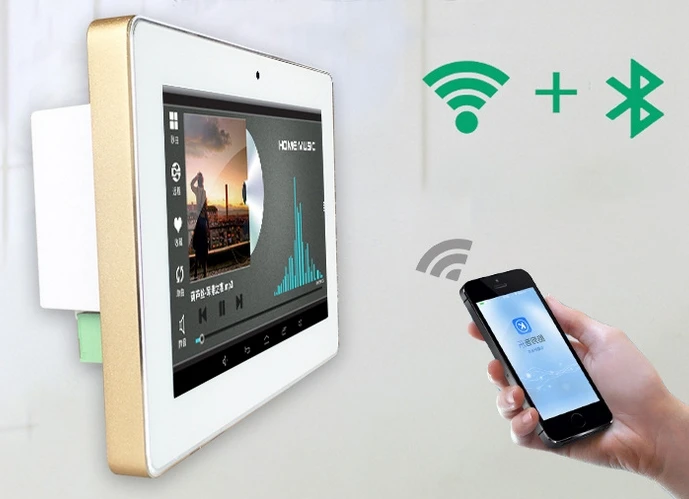 7 inch background music host system wireless Bluetooth WIFI smart Android Smart home system background music pad tablet player
7 inch background music host system wireless Bluetooth WIFI smart Android Smart home system background music pad tablet player