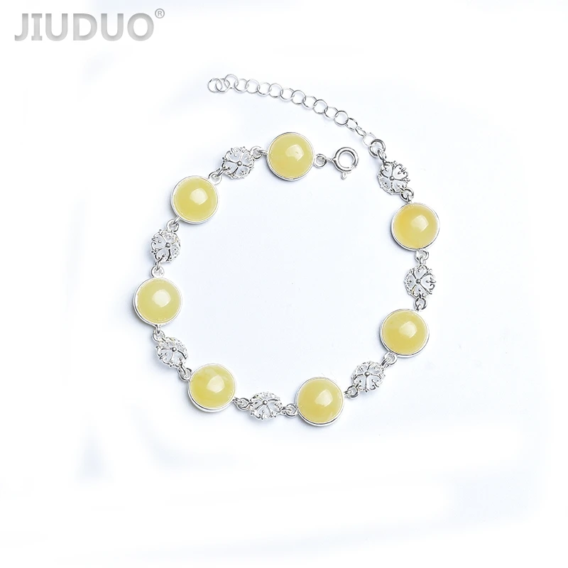 JIUDUO jewelry Genuine Poland imported natural amber gold beeswax sterling silver Bracelets set Factory price fidelity
JIUDUO jewelry Genuine Poland imported natural amber gold beeswax sterling silver Bracelets set Factory price fidelity