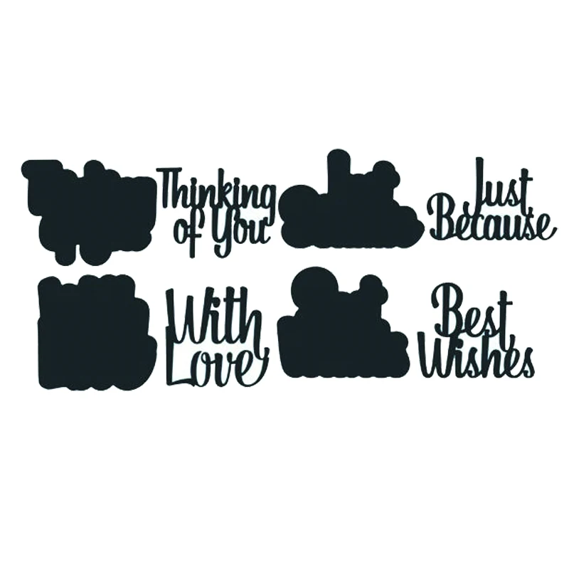 Estel Etched Die Cuts Best Wishes Love Words Metal Cutting Dies Crafts Stencils for Scrapbooking Embossing Paper Cards Making
Estel Etched Die Cuts Best Wishes Love Words Metal Cutting Dies Crafts Stencils for Scrapbooking Embossing Paper Cards Making