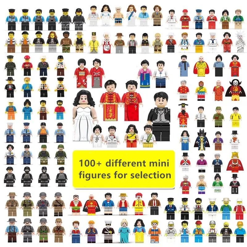 Many Military Soliders Building Blocks DIY Educational Kids Toys City Compatible Mini Bricks Figures For Children Collection
Many Military Soliders Building Blocks DIY Educational Kids Toys City Compatible Mini Bricks Figures For Children Collection