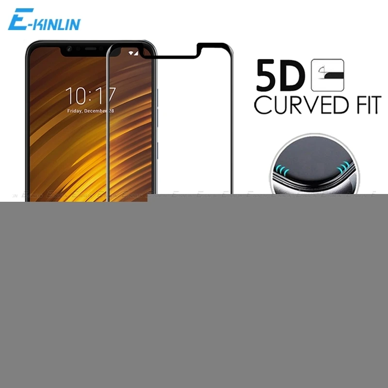 5D Curved Edge Screen Protector Tempered Glass For Xiaomi Pocophone Poco F1 Mi Play Full Cover Toughened Glass Protective Film
5D Curved Edge Screen Protector Tempered Glass For Xiaomi Pocophone Poco F1 Mi Play Full Cover Toughened Glass Protective Film