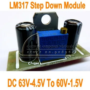 LM317 ultra low ripple Stepless adjustable 63V-4.5V to 60V-1.5V DC-DC linear regulated power supply converter step down module
LM317 ultra low ripple Stepless adjustable 63V-4.5V to 60V-1.5V DC-DC linear regulated power supply converter step down module