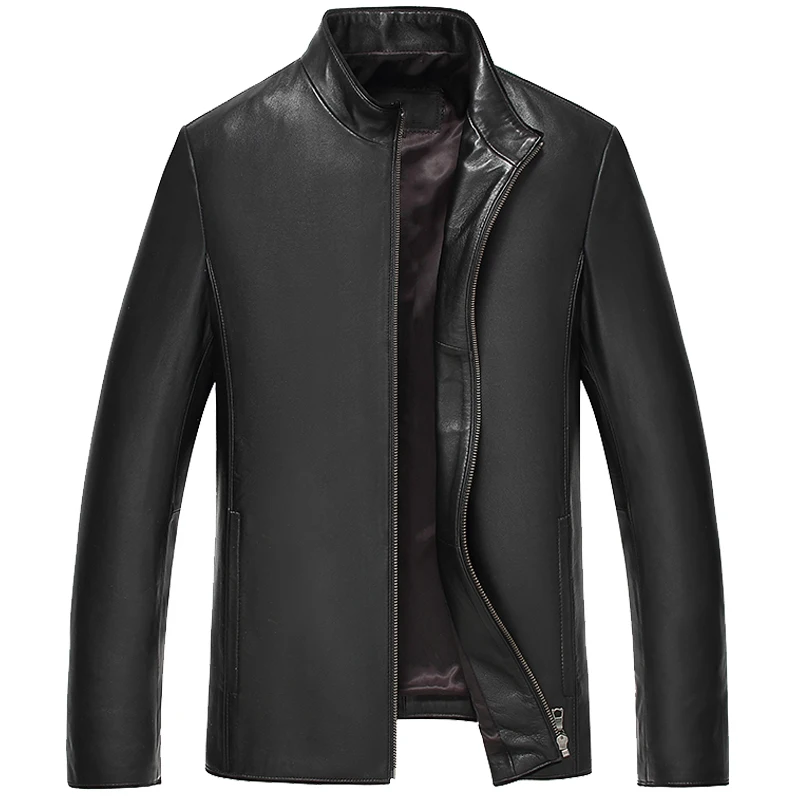 New Style Classical Men's Genuine Leather Jackets Real Sheepskin Jaqueta De Couro Black Male Genuine Leather Jacket For Men 7101
New Style Classical Men's Genuine Leather Jackets Real Sheepskin Jaqueta De Couro Black Male Genuine Leather Jacket For Men 7101