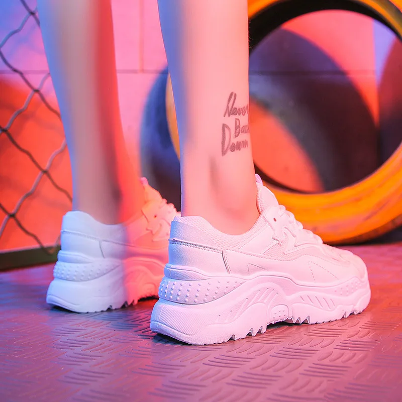 Shoes Woman 2019 Hot Style Woman Sport Shoes Fashion Sneakers 3.5cm Heel Breathable Comfortable Lace up Running Shoes Women
Shoes Woman 2019 Hot Style Woman Sport Shoes Fashion Sneakers 3.5cm Heel Breathable Comfortable Lace up Running Shoes Women