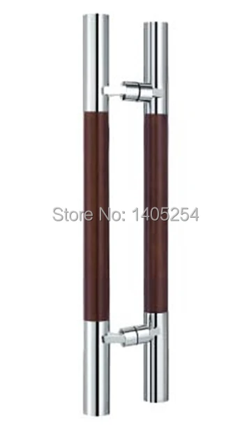 

DHL Free shipping Popular glass door pull wood handle 600mm length D-235