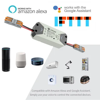 Timethinker Smart WiFi Switch Automation Wireless Light Switch Work with Alexa Google Home IFTTT APP DIY Remote Control
Timethinker Smart WiFi Switch Automation Wireless Light Switch Work with Alexa Google Home IFTTT APP DIY Remote Control