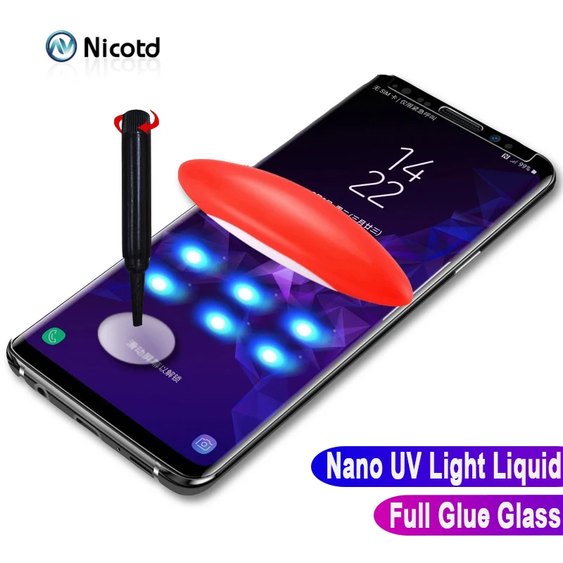 UV Tempered Glass For Samsung s10e s10 S9 S8 S7 Edge 5D Full Liquid Glue Screen Protector For Samsung Galaxy Note 9 8 S8 S9 Plus
UV Tempered Glass For Samsung s10e s10 S9 S8 S7 Edge 5D Full Liquid Glue Screen Protector For Samsung Galaxy Note 9 8 S8 S9 Plus