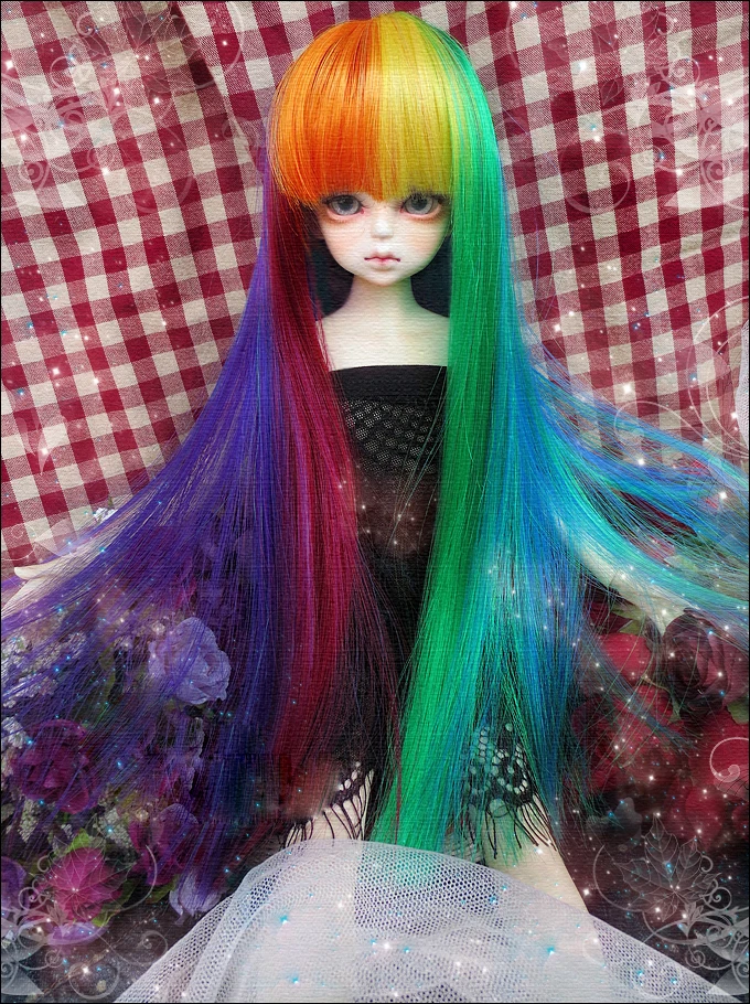 Детская игрушка ручной работы, аксессуары для кукол 1/3 1/4 BJD/SD, парик для кукол, высокотемпературный провод, прямые красочные волосы
Детская игрушка ручной работы, аксессуары для кукол 1/3 1/4 BJD/SD, парик для кукол, высокотемпературный провод, прямые красочные волосы