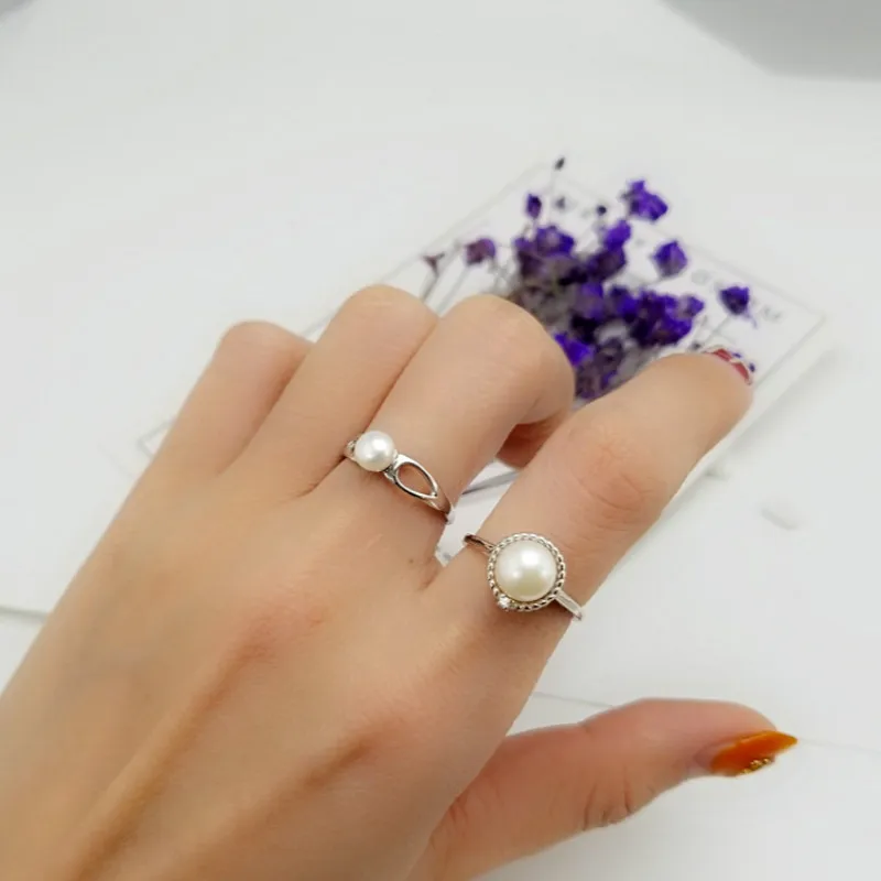 100% Authentic 925 Sterling Silver Statement Rings High Quality Shell Beads Pearl Open Rings For Women Engagement Ring
100% Authentic 925 Sterling Silver Statement Rings High Quality Shell Beads Pearl Open Rings For Women Engagement Ring