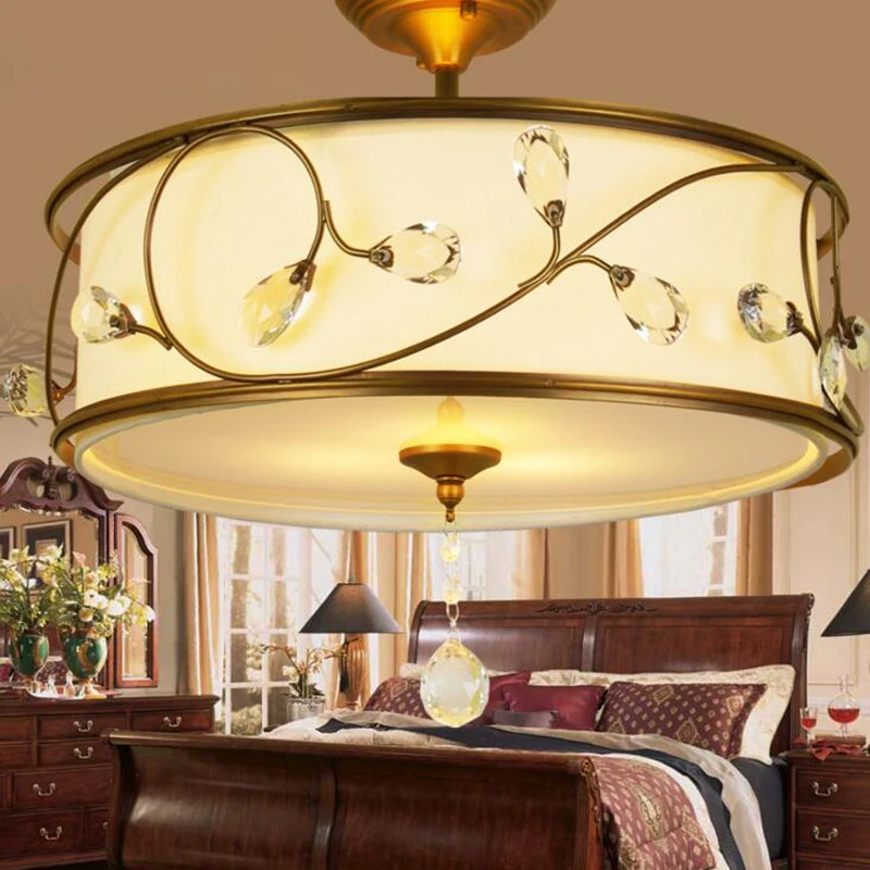 American country ceiling lamp Living room bedroom lighting simple restaurant round wrought iron Retro large cloth cover ceiling
American country ceiling lamp Living room bedroom lighting simple restaurant round wrought iron Retro large cloth cover ceiling