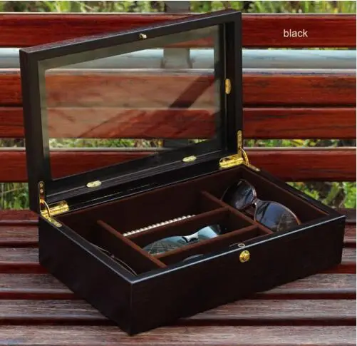 luxury Wooden 5-grid sunglasses case with a glass window for the storage cap consumer organization Home YJ010
luxury Wooden 5-grid sunglasses case with a glass window for the storage cap consumer organization Home YJ010