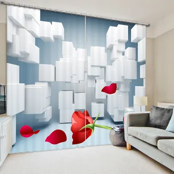Tridimensional Module Rose Flower Creative Visual Effect 3D Window Curtains Thick Blackout Shade Office Shround Customized Size
Tridimensional Module Rose Flower Creative Visual Effect 3D Window Curtains Thick Blackout Shade Office Shround Customized Size