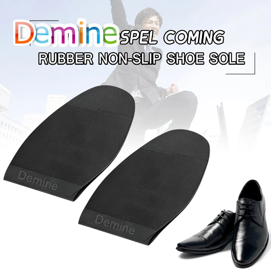 Demine Rubber Outsoles Repair for Men Leather Shoes Soles Non-slip Glue Stick Ground Grip Forefoot Pads Replacement Cushion Sole
Demine Rubber Outsoles Repair for Men Leather Shoes Soles Non-slip Glue Stick Ground Grip Forefoot Pads Replacement Cushion Sole