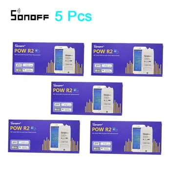 5pcs Sonoff Pow R2 Smart Wifi Switch Real Time Power Consumption Measurement 15A/3500W Smart Home Device Via Android
5pcs Sonoff Pow R2 Smart Wifi Switch Real Time Power Consumption Measurement 15A/3500W Smart Home Device Via Android