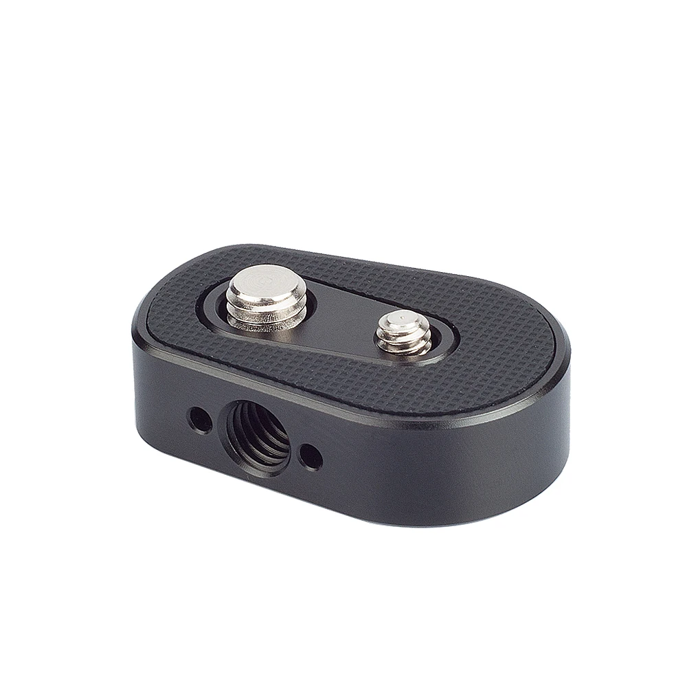 Bottom Threaded Mounting Plate Expansion Module Adapter With 1/4” and 3/8” Screw Arri Locating Holes for DJI Ronin S Gimbal
Bottom Threaded Mounting Plate Expansion Module Adapter With 1/4” and 3/8” Screw Arri Locating Holes for DJI Ronin S Gimbal
