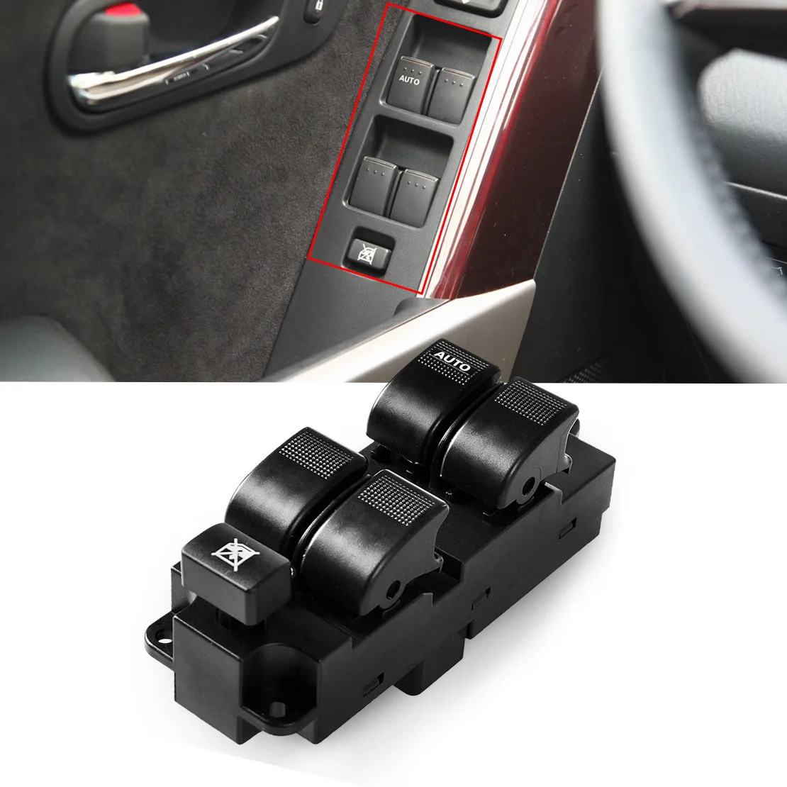 DWCX GG2A66350 Power Window Master Switch Left Hand Driver Side fit for Mazda 626 MPV 2001 2002 2003 2004 2005 2006
DWCX GG2A66350 Power Window Master Switch Left Hand Driver Side fit for Mazda 626 MPV 2001 2002 2003 2004 2005 2006