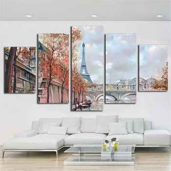 Paris Design 5 Panels Canvas Paintings Wall Art For Living Room Poster And Prints Unframed 5 Piece Canvas Art Drop Shipping
Paris Design 5 Panels Canvas Paintings Wall Art For Living Room Poster And Prints Unframed 5 Piece Canvas Art Drop Shipping