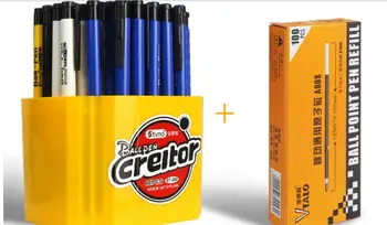 black/blue/red Simplicity ballpoint pen office write pen school roller pen children Stationery student prize 60pc+100 refill pen
black/blue/red Simplicity ballpoint pen office write pen school roller pen children Stationery student prize 60pc+100 refill pen
