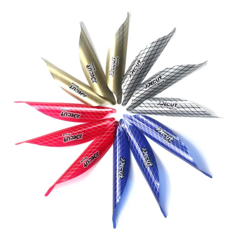 50pcs Newest Archery Spin Vanes 1.56/1.75/2 inch Spiral Feather Right Wing DIY Arrow Archery With Tape Arrow Accessories
50pcs Newest Archery Spin Vanes 1.56/1.75/2 inch Spiral Feather Right Wing DIY Arrow Archery With Tape Arrow Accessories