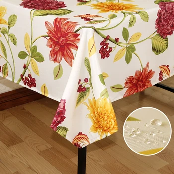 Waterproof oilproof rectangle Table Cloth Print Tableclothes flower Dining Table Cover for wedding Home hotel banquet decor
Waterproof oilproof rectangle Table Cloth Print Tableclothes flower Dining Table Cover for wedding Home hotel banquet decor