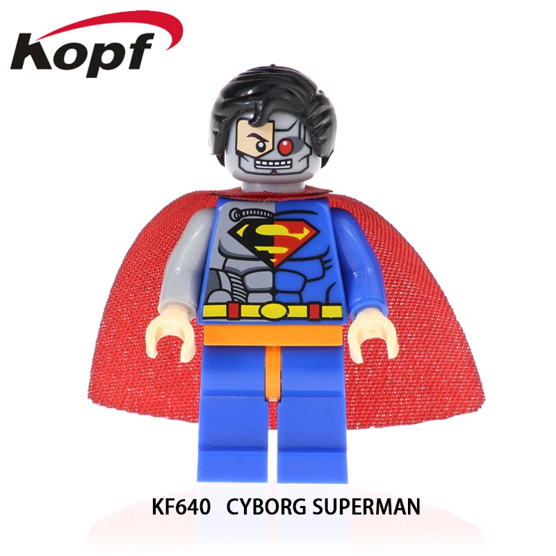 50Pcs Wholesales Building Blocks Super Heroes Captain America Superboy Cybory Superman Joker Figures Children Model Toys KF640
50Pcs Wholesales Building Blocks Super Heroes Captain America Superboy Cybory Superman Joker Figures Children Model Toys KF640