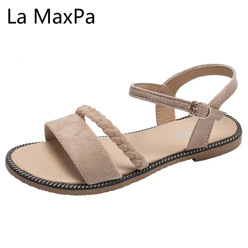Spring Summer New Women Shoes Fashion Casual Flock Simple Flat Sole Sandals Buckled Open Toe Comfortable Sandals B2
Spring Summer New Women Shoes Fashion Casual Flock Simple Flat Sole Sandals Buckled Open Toe Comfortable Sandals B2