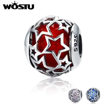 WOSTU 3 Colors Authentic 925 Sterling Silver Engrave Openwork Glass Beads for Women Charm Bracelet Jewelry Making Gift BKC509
WOSTU 3 Colors Authentic 925 Sterling Silver Engrave Openwork Glass Beads for Women Charm Bracelet Jewelry Making Gift BKC509