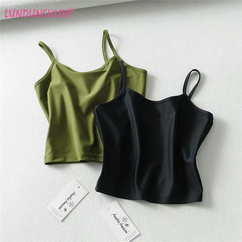 LUNDUNSHIJIA 2019 New Arrival Summer Women Sexy Short Camisole Ladies Fashion ArmyGreen Stretch Tube Tops Vests
LUNDUNSHIJIA 2019 New Arrival Summer Women Sexy Short Camisole Ladies Fashion ArmyGreen Stretch Tube Tops Vests
