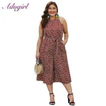 Plus Size XL-4XL Jumpsuit Casual Print Polka-dot Summer Jumpsuits Women Elegant Off Shoulder Rompers Office Lady Female overalls
Plus Size XL-4XL Jumpsuit Casual Print Polka-dot Summer Jumpsuits Women Elegant Off Shoulder Rompers Office Lady Female overalls