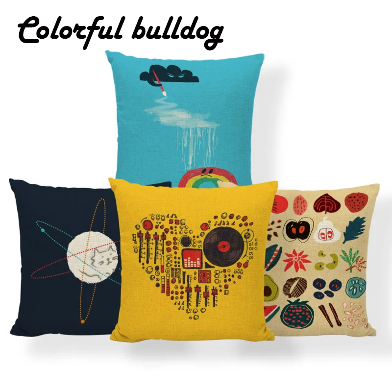 Cat Rabbit Dandelion Cushion Cover Music Leaves Ghost Pillow Case Childlike Garden Decorativa Throw Pillow Cover Square Burlap
Cat Rabbit Dandelion Cushion Cover Music Leaves Ghost Pillow Case Childlike Garden Decorativa Throw Pillow Cover Square Burlap