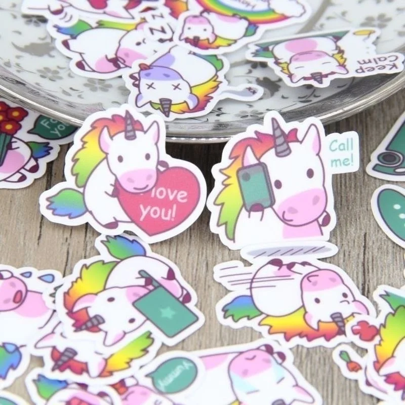 40pcs Cute Colorful Self-adhesive Unicorn Scrapbooking Stickers Decorative English Words Sticker DIY Craft Decals Diary Decor
40pcs Cute Colorful Self-adhesive Unicorn Scrapbooking Stickers Decorative English Words Sticker DIY Craft Decals Diary Decor