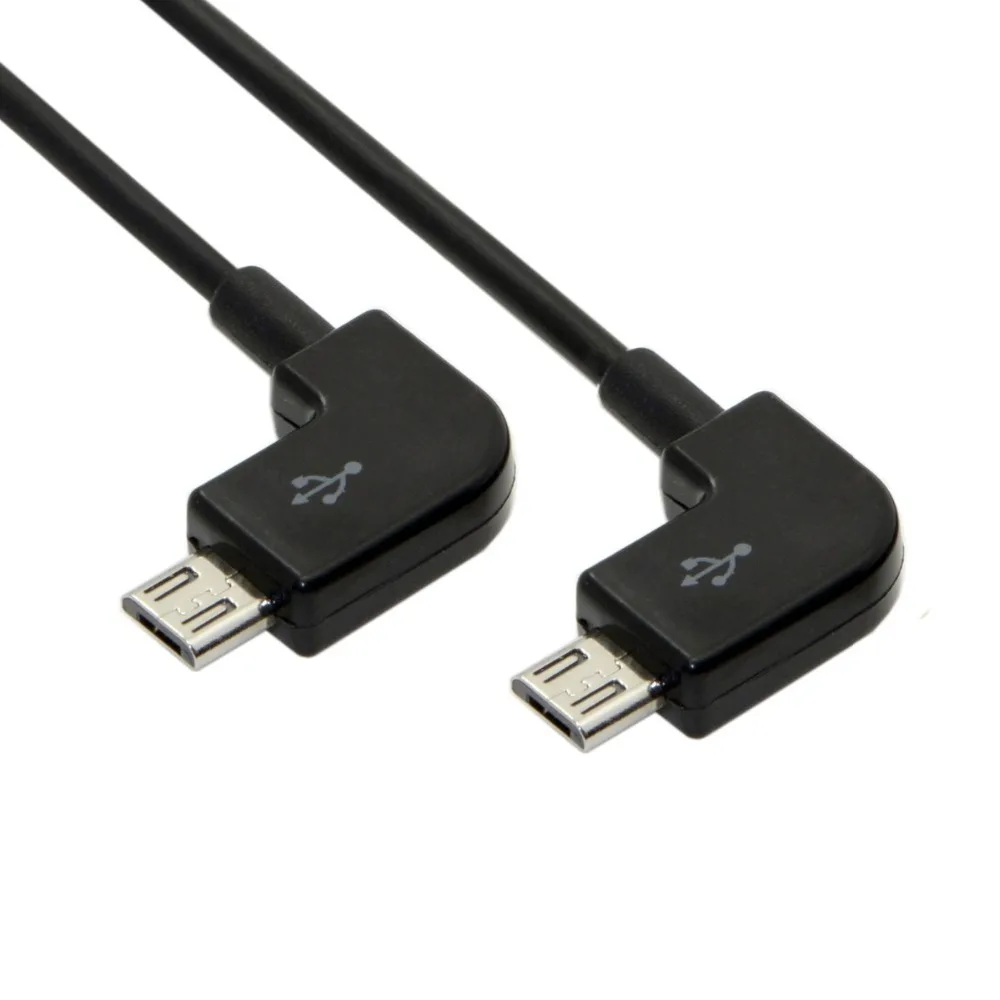 Remote Controller Data Cable 30cm angled Micro USB 2.0 to angled Micro USB for DJI Mavic Pro Mavic Pro RC Accessories
Remote Controller Data Cable 30cm angled Micro USB 2.0 to angled Micro USB for DJI Mavic Pro Mavic Pro RC Accessories