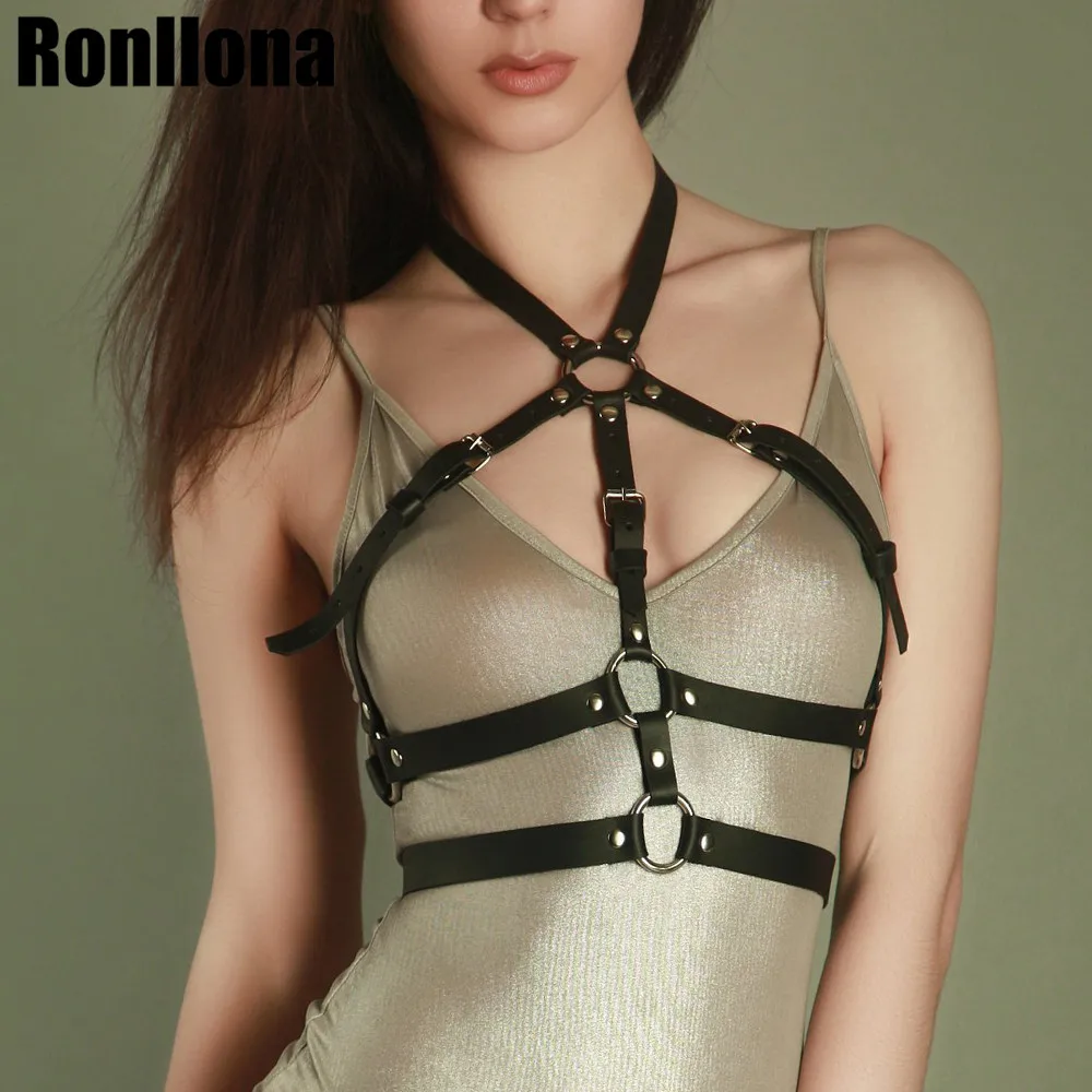 Leather Harness Women Body Bondage Garter Band Harness Underwear Goth Top Sexy Garter Belt Lingerie Body Bondage Cage Suspenders
Leather Harness Women Body Bondage Garter Band Harness Underwear Goth Top Sexy Garter Belt Lingerie Body Bondage Cage Suspenders