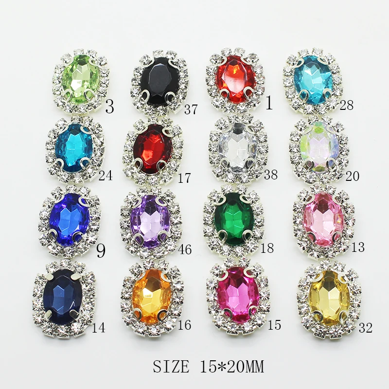 ZMASEY New Metal Buttons For Clothing 10pcs/Lot 15*20mm Rectangle Acrylic Sewing Handwork Buttons Decoration Mix Color
ZMASEY New Metal Buttons For Clothing 10pcs/Lot 15*20mm Rectangle Acrylic Sewing Handwork Buttons Decoration Mix Color