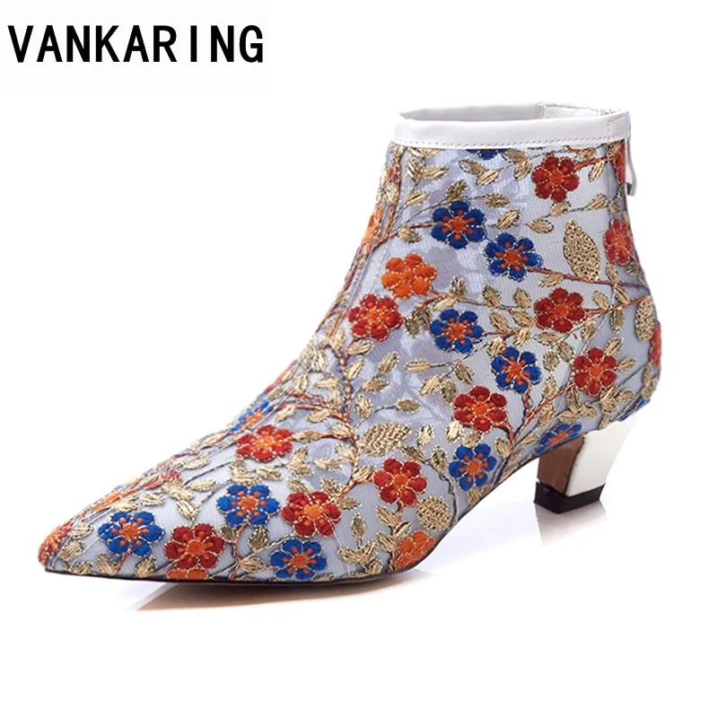 VANKARING women boots new 2019 spring summer ankle boots shoes med heel pointed toe zipper shoes woman party casual riding boots
VANKARING women boots new 2019 spring summer ankle boots shoes med heel pointed toe zipper shoes woman party casual riding boots