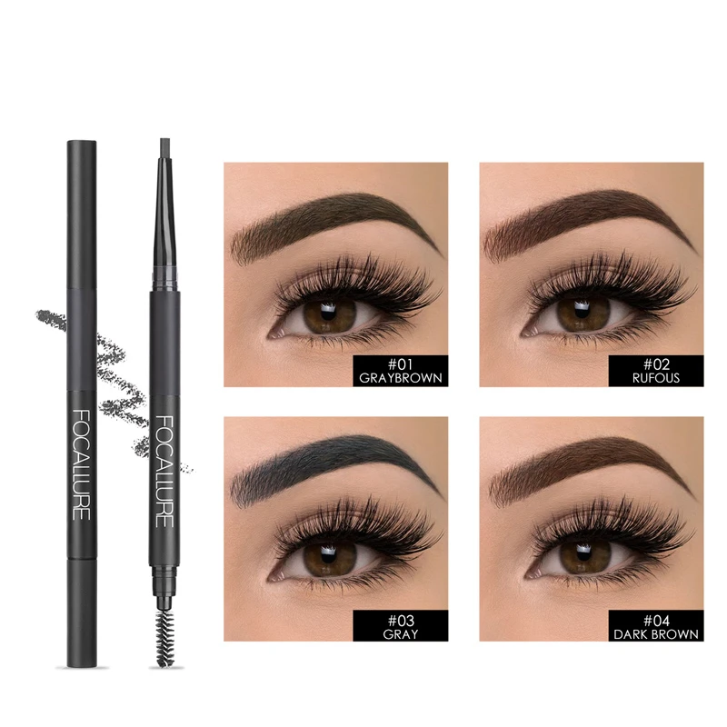 FOCALLURE Eyebrow Pencil Eye Makeup Lasting Waterproof 3 in 1 Auto Brows Pen 4 colors Eye Beauty Cosmetic
FOCALLURE Eyebrow Pencil Eye Makeup Lasting Waterproof 3 in 1 Auto Brows Pen 4 colors Eye Beauty Cosmetic