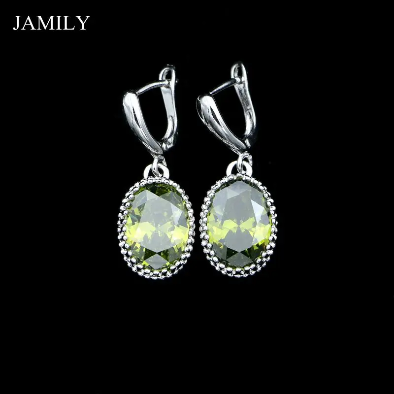 JAMILY Simple Olive Green Cubic Zirconia Silver 925 Drop Earrings Crown Shaped Jewelry For Women Daily Decoration
JAMILY Simple Olive Green Cubic Zirconia Silver 925 Drop Earrings Crown Shaped Jewelry For Women Daily Decoration