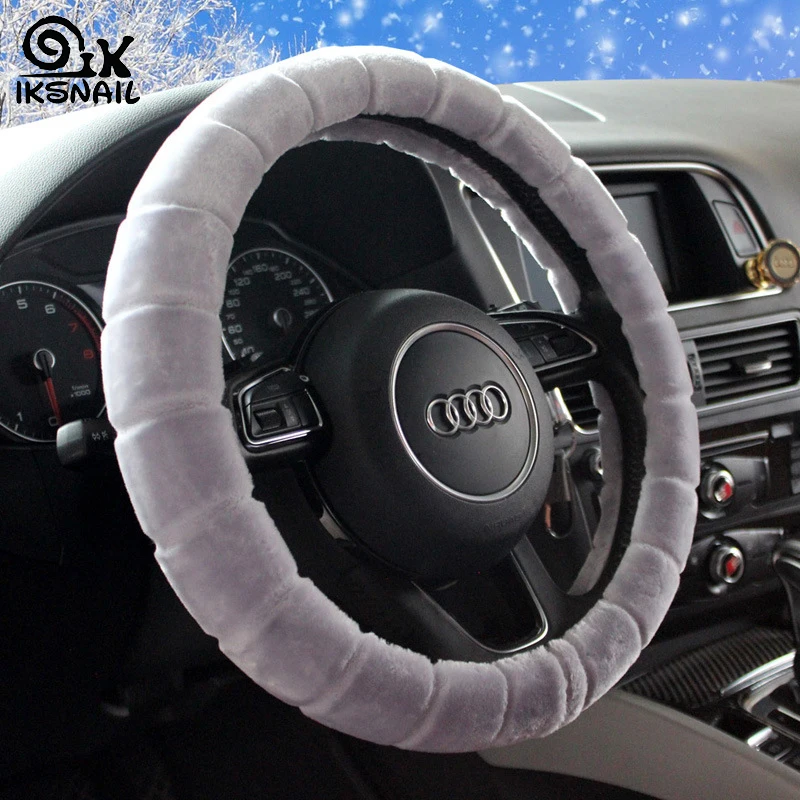 IKSNAIL New Plush Steering Wheel Cover Imitation Wool Winter Car Handle Protective Case Bamboo Monochrome Handle Car Accessories
IKSNAIL New Plush Steering Wheel Cover Imitation Wool Winter Car Handle Protective Case Bamboo Monochrome Handle Car Accessories