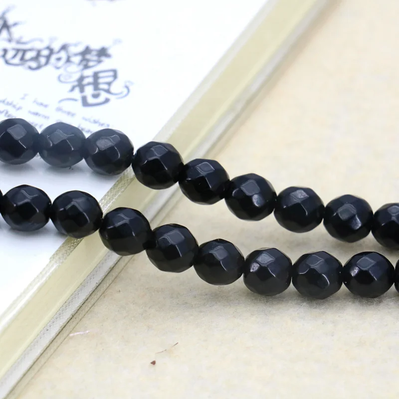 New Sales Beautiful 7mm Facet Black Onyx Round Shape Loose Beads Fit DIY Fashion Bracelet Necklace Jewelry Gift
New Sales Beautiful 7mm Facet Black Onyx Round Shape Loose Beads Fit DIY Fashion Bracelet Necklace Jewelry Gift