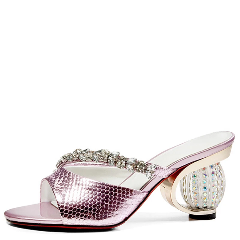YECHNE Women's Silvery Rhinestone Slides New Summer High Heels Shoes Sandbeach Open Toe Hollow Pink Blue Crystal Slides
YECHNE Women's Silvery Rhinestone Slides New Summer High Heels Shoes Sandbeach Open Toe Hollow Pink Blue Crystal Slides